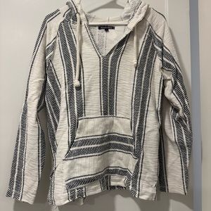 Ocean drive printed pull over